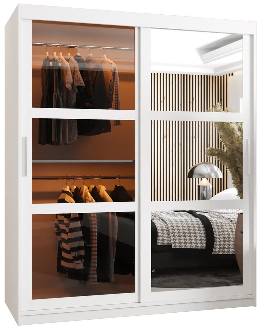 Parma II Sliding Door Wardrobe 150cm